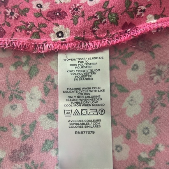 🆕NWT Ann Taylor factory size XL sleeves floral blouse # 288 - Picture 7 of 8